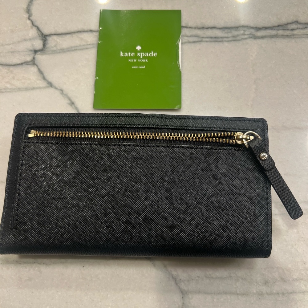 Kate Spade Black Wallet with Crystal Details - Picture 5 of 5
